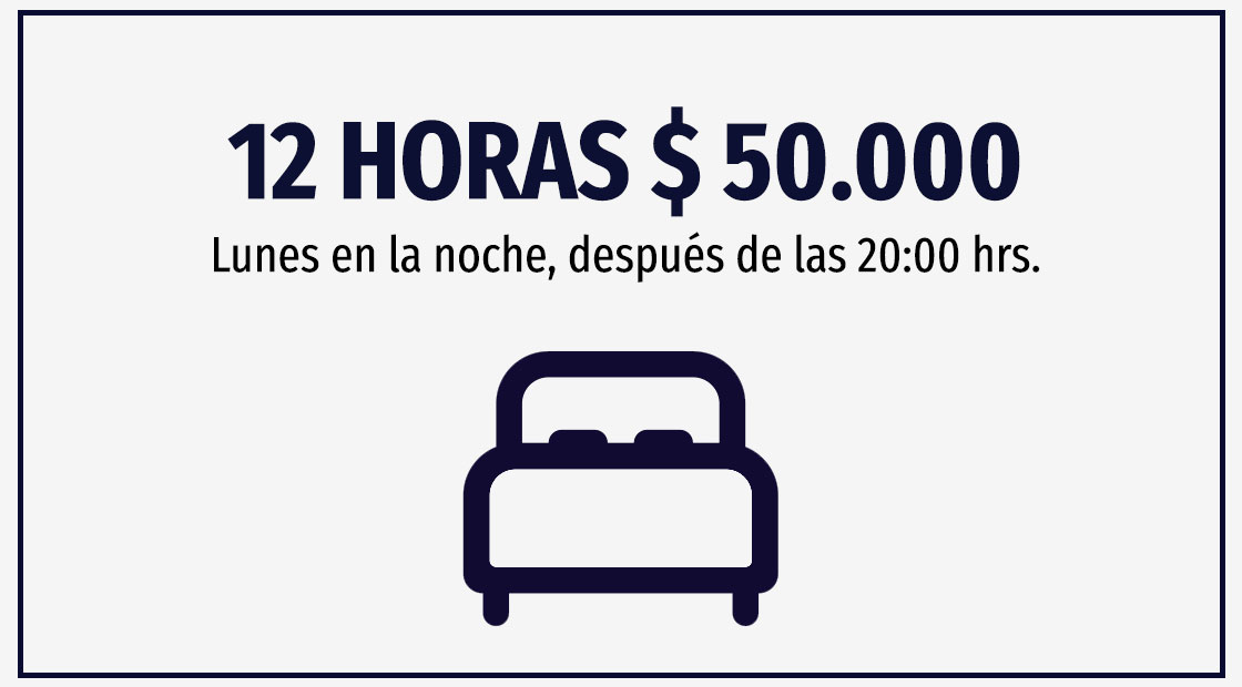 Estadía por 12 horas